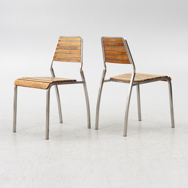 Garden chairs, 6 pcs, contemporary.