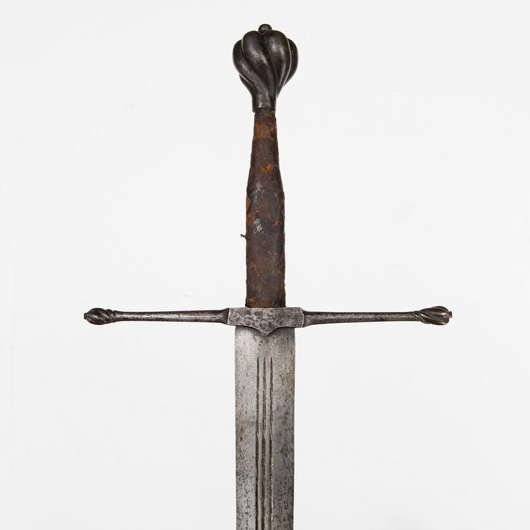 A German hand and half sword, 19th Century after a 16th century model.