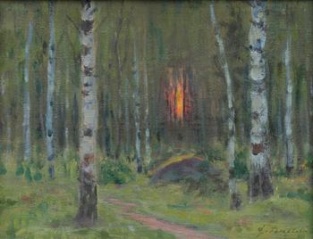 YRJÖ PENTTILÄ, oil on board, signed and dated.