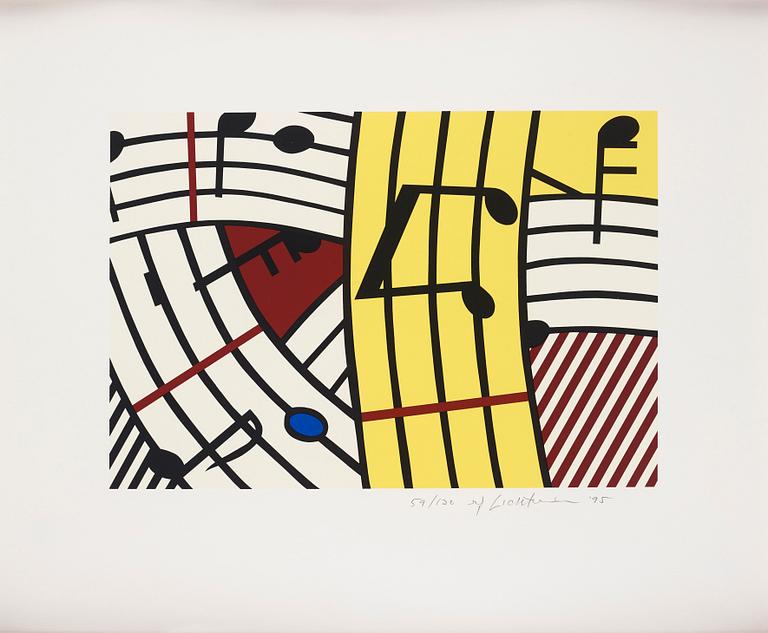 Roy Lichtenstein, "Composition IV".