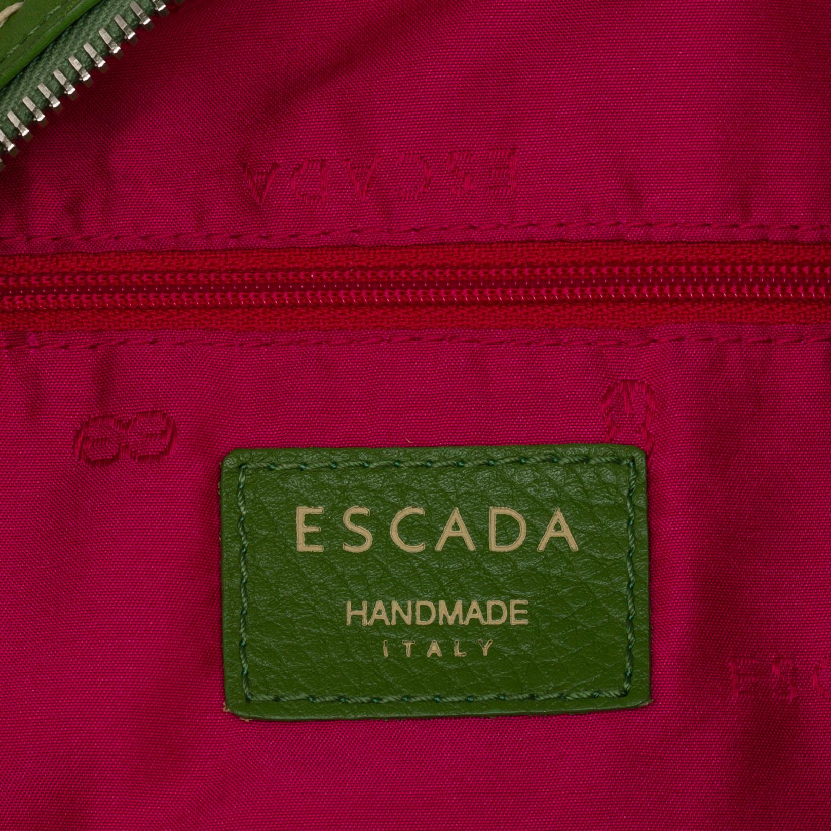 Escada leather bag.