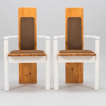 EERO AARNIO, A 1980's 'Viking' table and nine chairs for Pan Puu.