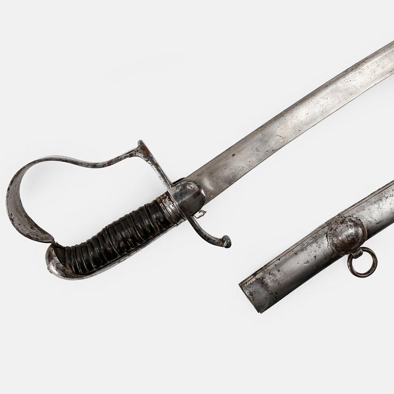 SABLAR, 2 stycken, 1800-tal.