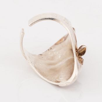 A Lapponia silver ring "Gondas mask".