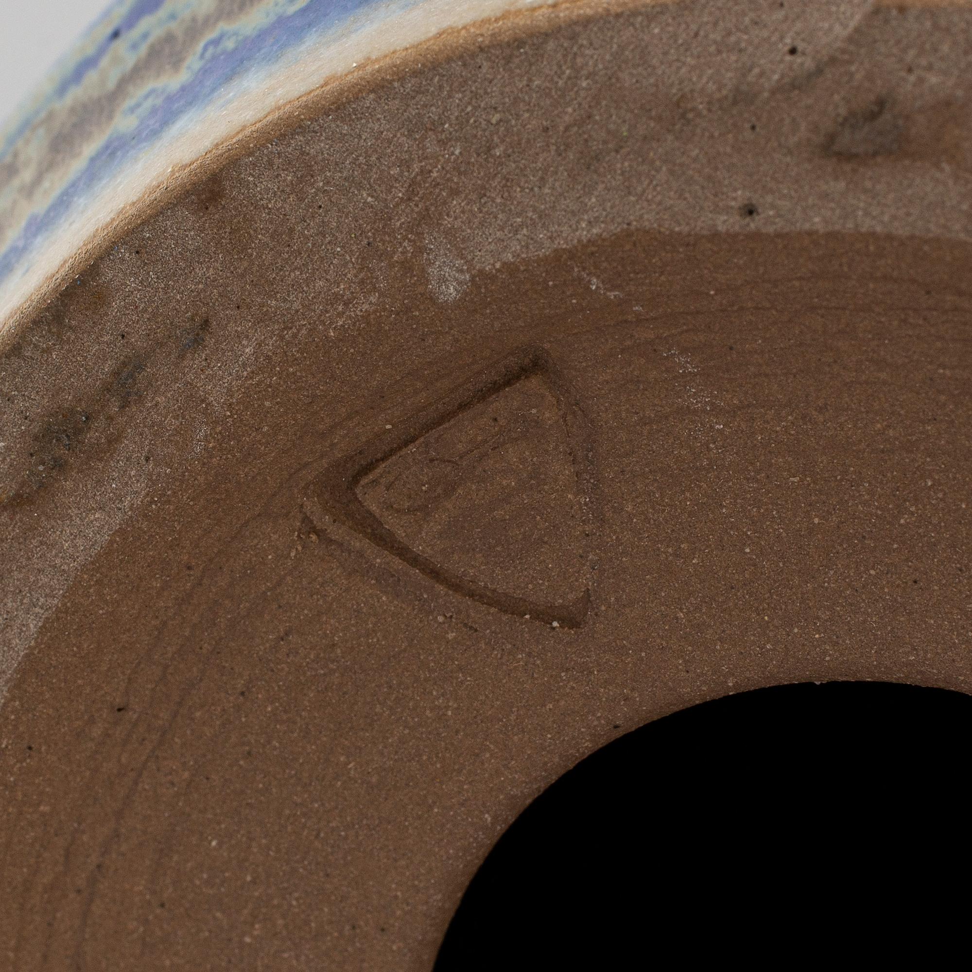 BORDSLAMPOR, ett par, stengods, Michael Andersen & Son, Danmark, 1960-tal.