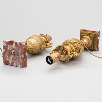 A pair of Russian/French table lamps from second half of 19th century.