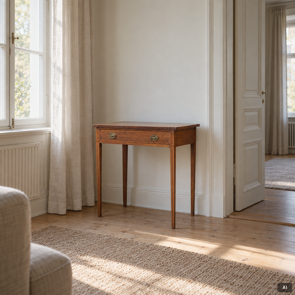 A table, England, circa 1900.