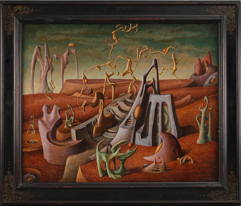 DIDIER MAZURU, olja på pannå, sign o dat- 89.