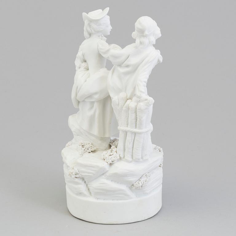 SKULPTUR, biskvi. Frankrike, Paris, troligen sent 1700-tal.