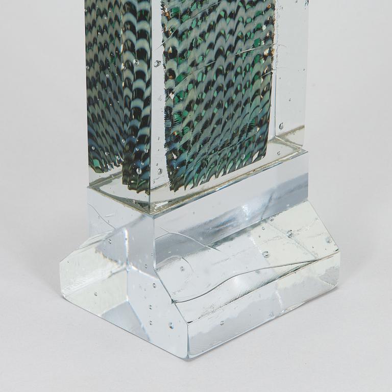 Oiva Toikka, veistos, signeerattu Oiva Toikka Nuutajärvi Notsjö 1989.