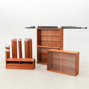 Poul Cadovius, shelving system, "Royal System", Denmark, second half of the 20th century.