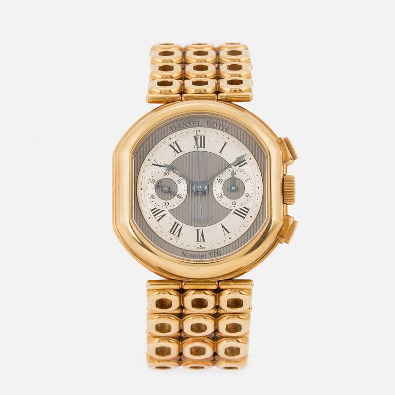 DANIEL ROTH,wristwatch, Chronograph, 36x33 mm.
