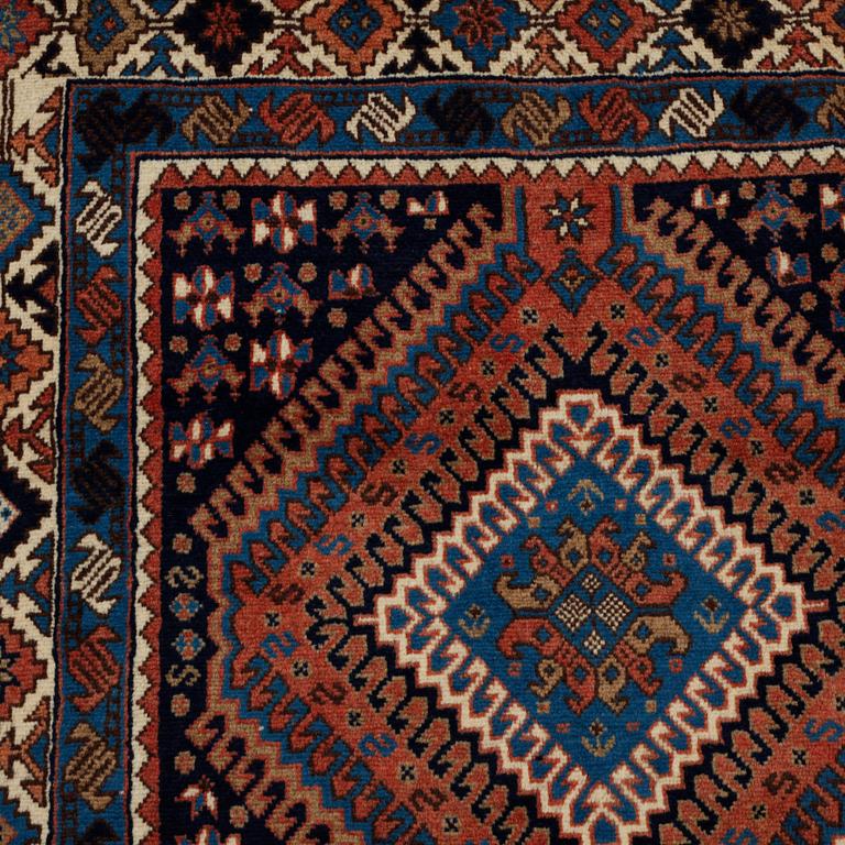 A Yalameh rug, ca 180 x 200 cm.