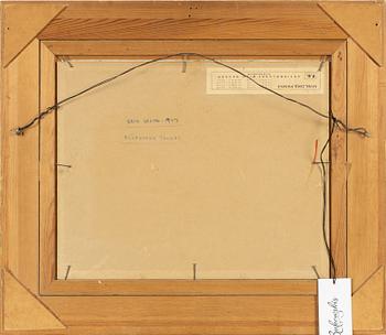 Erik Olson, olja på papp-pannå, signerad och daterad -47.