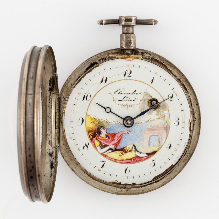 A pocket watch by Chevalier L´Ainé (watchmaker in Paris around year 1800).