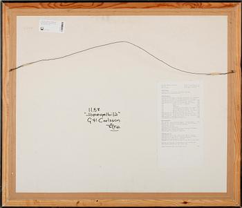 GUSTAV HERBERT CARLSSON , gouache, sign och dat 11.57.