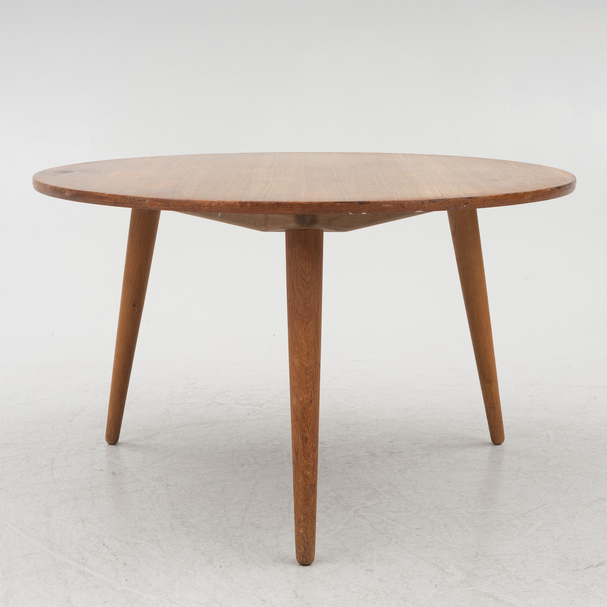 Hans J. Wegner, a model 'CH008', Andreas Tuck, Denmark, mid 20th Century.