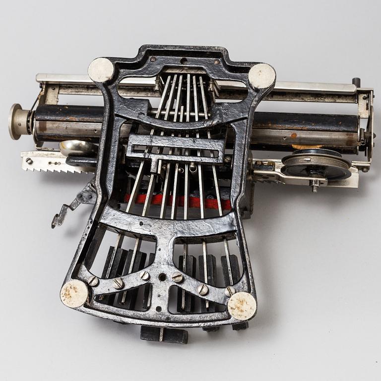 A braille typewriter by Picht, about 1900.