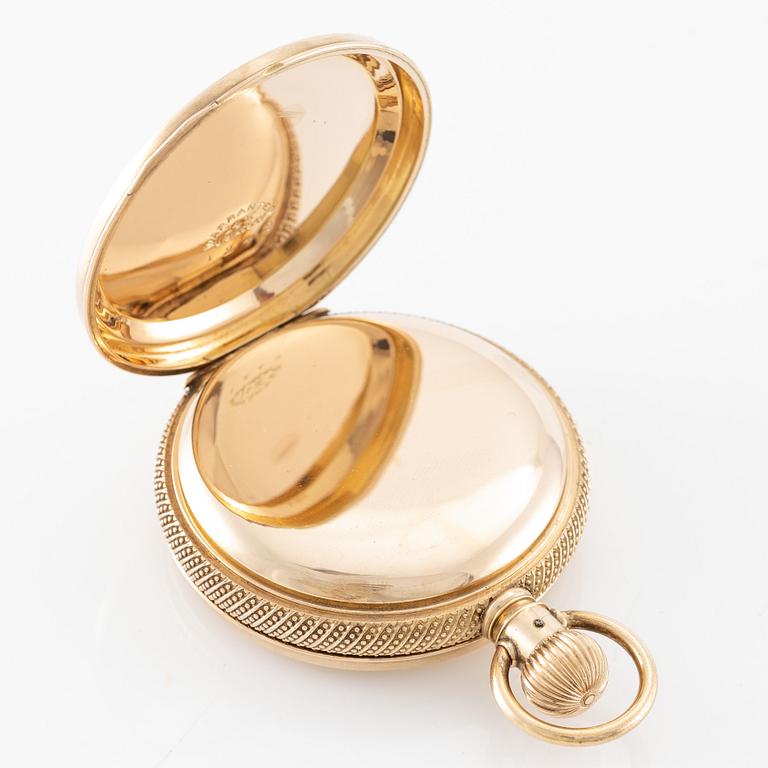 Elgin, pocket watch, hunter, 54 mm.
