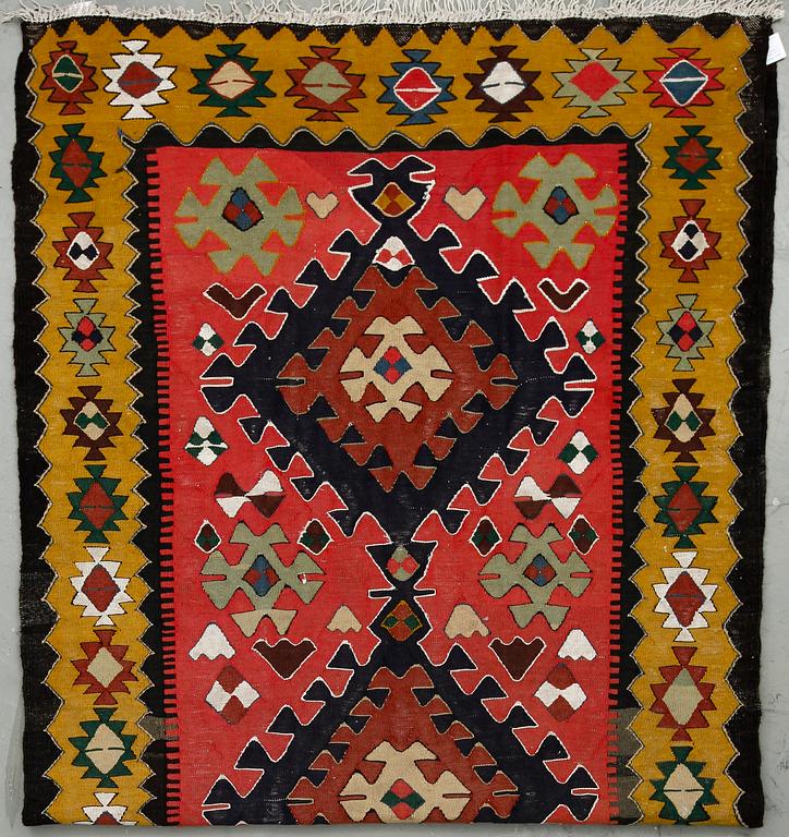 KELIM, semiantik/old nordvästpersisk, ca 297x128 cm.