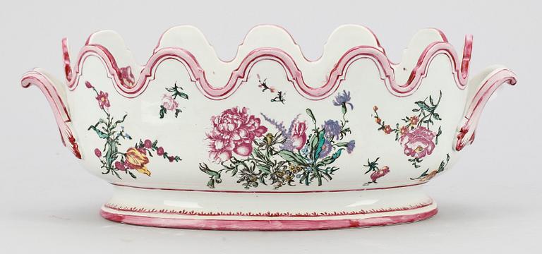 JARDINIÈRE, fajans, Gien, Frankrike, tidigt 1900-tal.