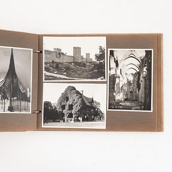 Eight parts memorabilia from the Swedish American Line.