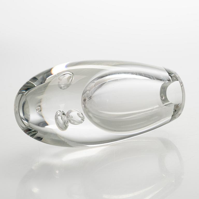 Timo Sarpaneva, glasskulptur, "Claritas", signerad Timo Sarpaneva Iittala 1984 C2076.