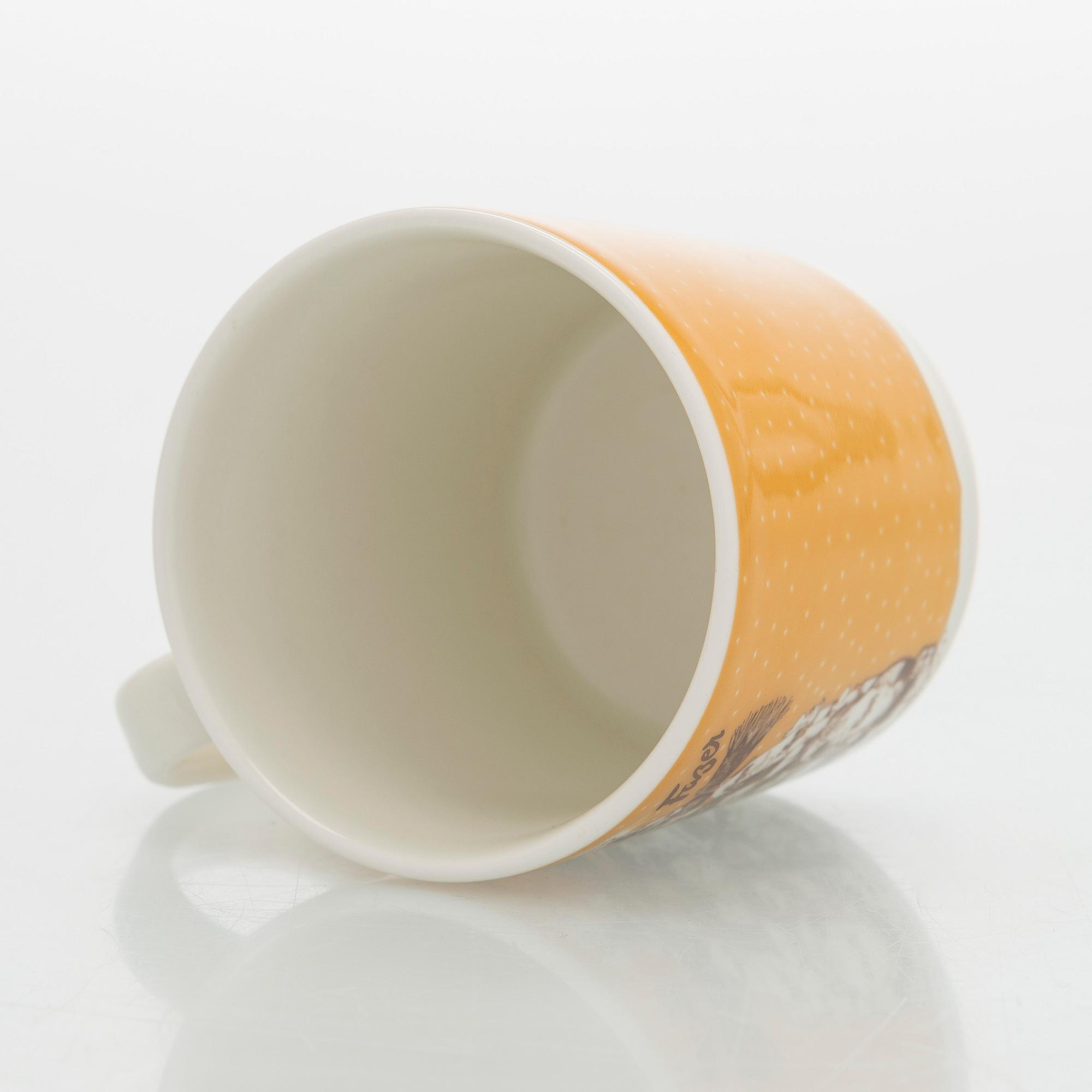 Muumin-mug, porcelain, 'Fazer Café', Moomin Characters, Arabia 2004, numbered 68/400.