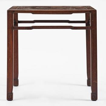 A hardwood table, Qing dynasty.