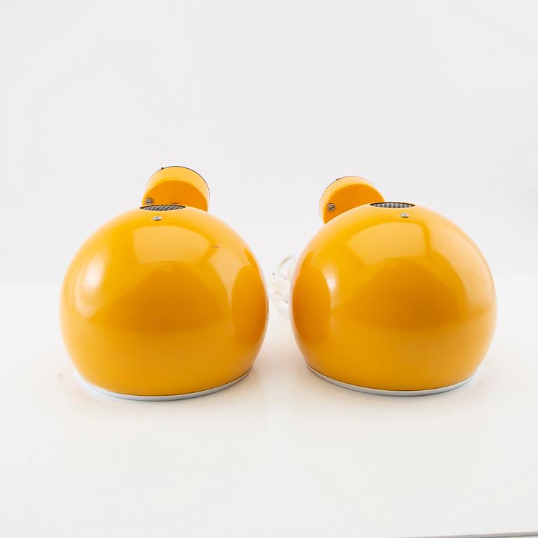 Hans-Agne Jakobsson, a pair of wall lamps for Luxus, late 20th century.