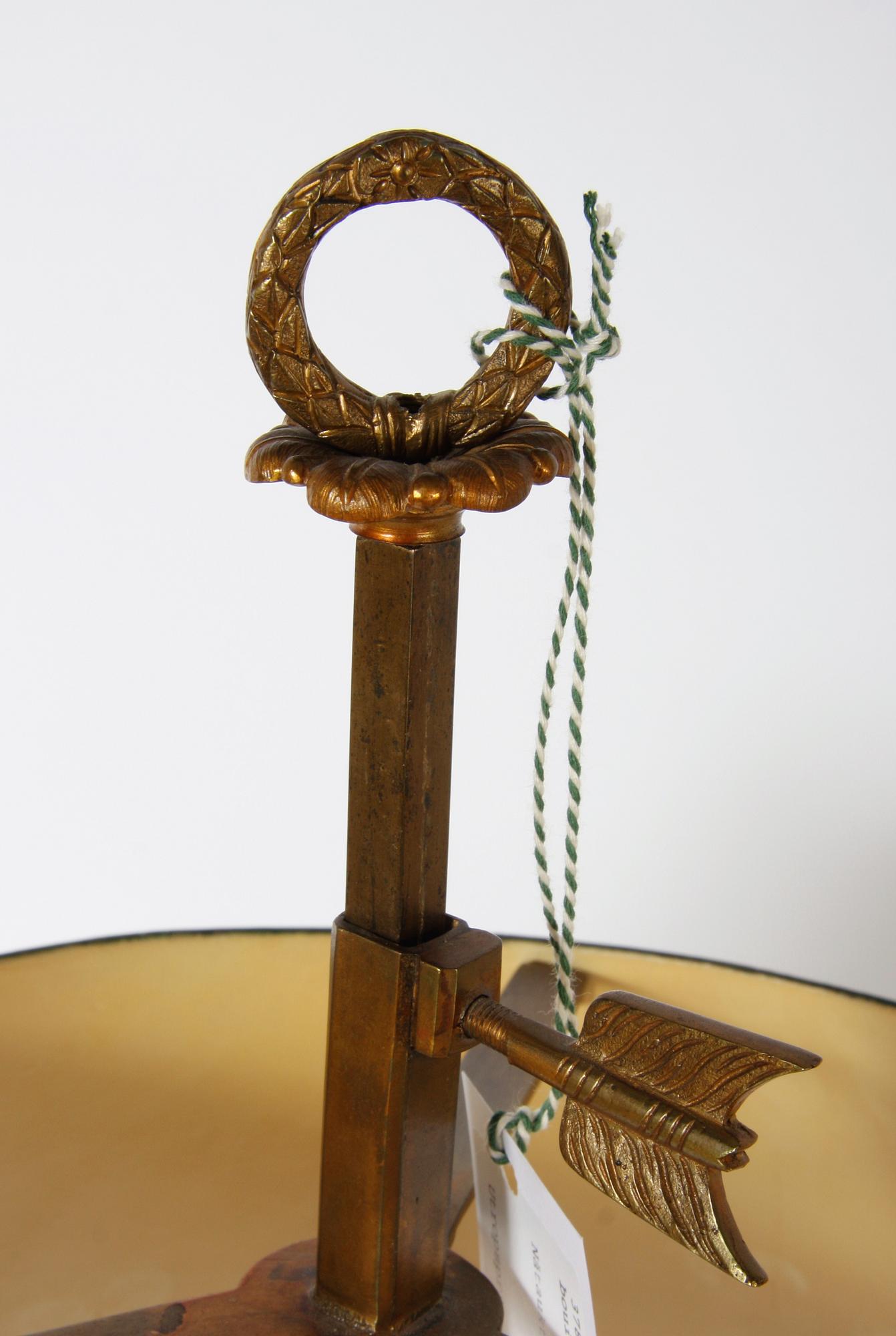 LÄSLAMPA, sk lampe a bouillotte. 1800/1900-tal.