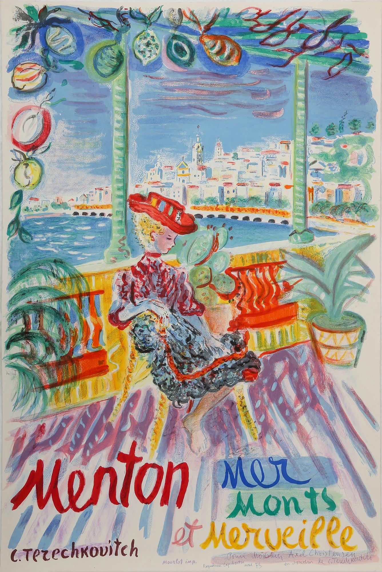 CONSTANTIN ANDRÉEVICH TERECHKOVITCH, 2 st, färglitografiskt tryck, Mourlot, signerade.