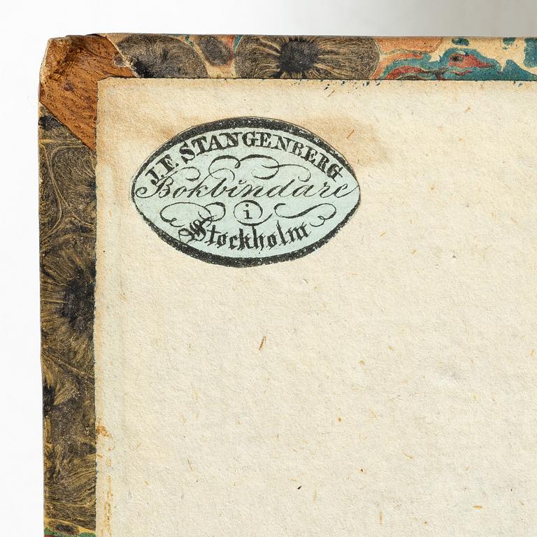 On Africa, Arabia, America, China etc., beautifully bound, from Säfstaholm.