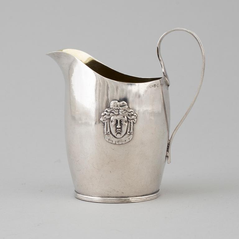 CM RYBERG, gräddkanna, silver Stockholm 1813.