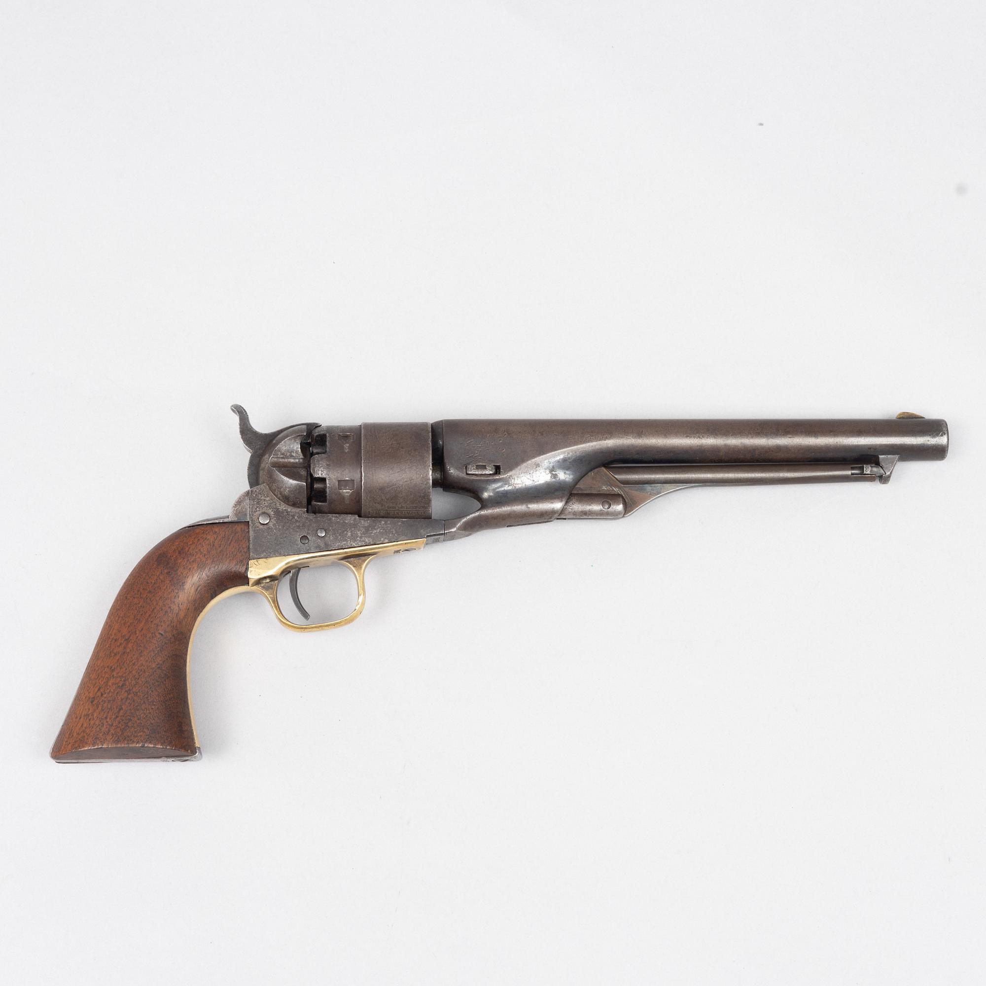 Percussion revolver, Colt 1860 Army, USA, 1867.