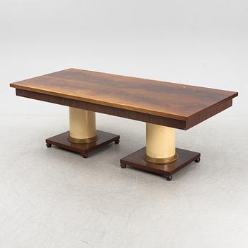 An Empire style library table, first half of the 20th century.