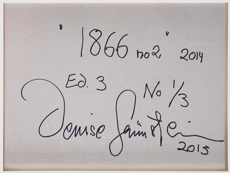 Denise Grünstein, "1866 No. 2", 2014.