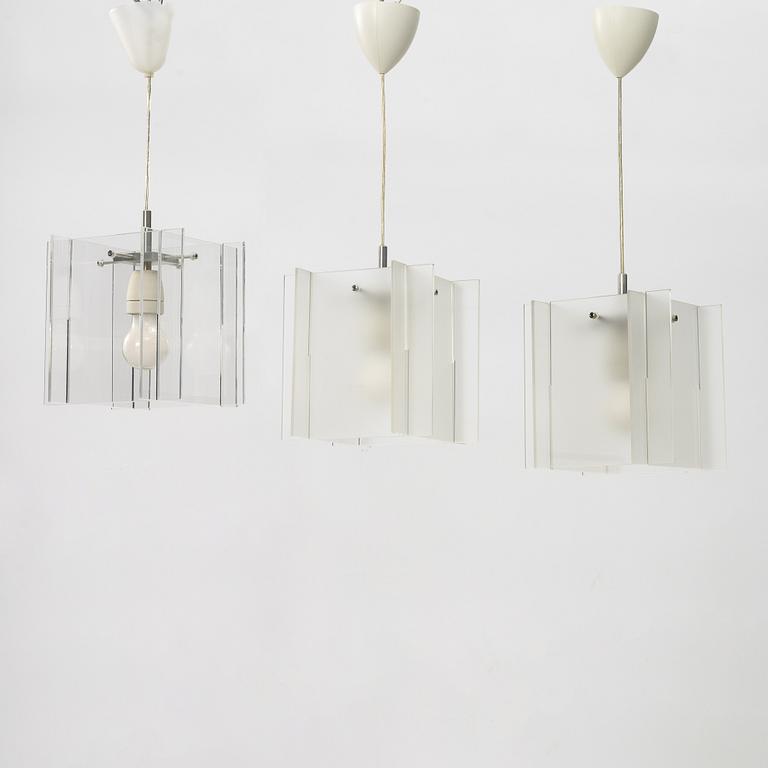 Arne Jacobsen, taklampor, 3 st, Danmark, samtida.