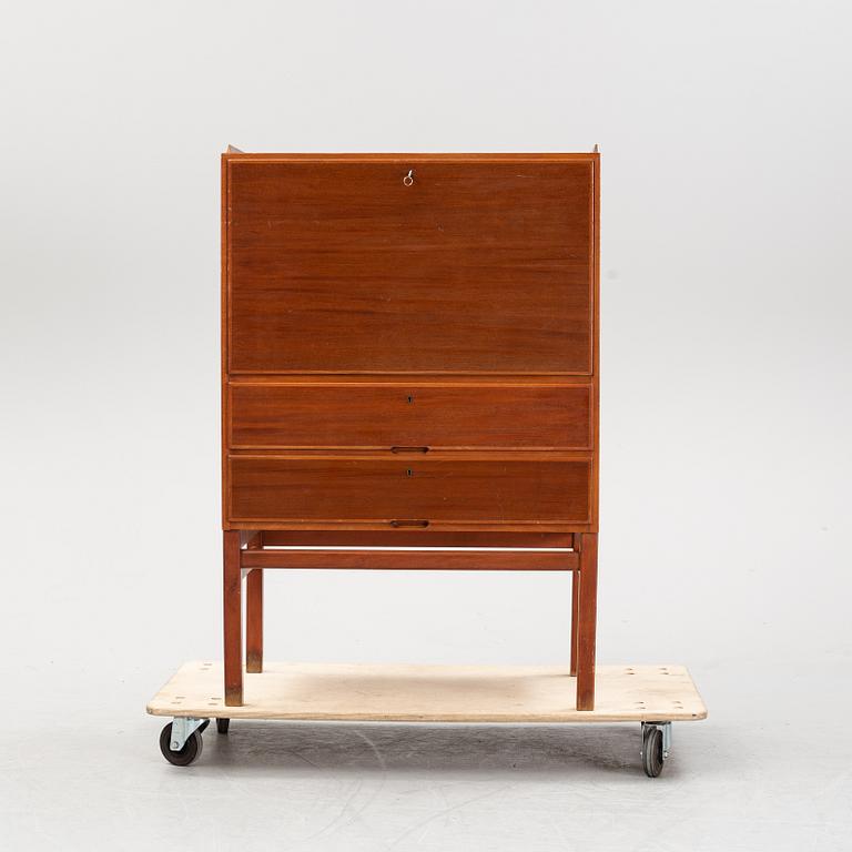 Axel Larsson, a mahogany secretaire, Svenska Möbelfabrikerna, Bodafors, 1940's/50's.