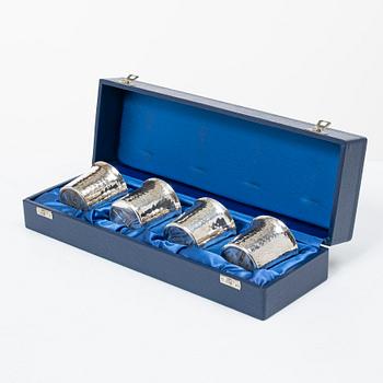 Lennart Råström, Four silver cups, CG Råström, Stockholm 1987.