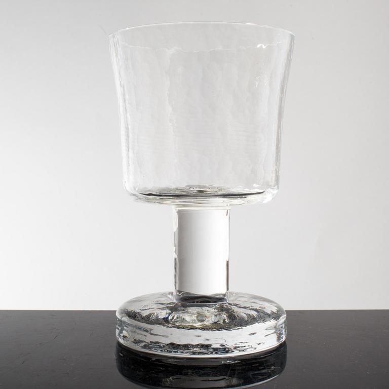 VINGLAS, 29 stycken, glas, Pukeberg, 1900-talets andra hälft.