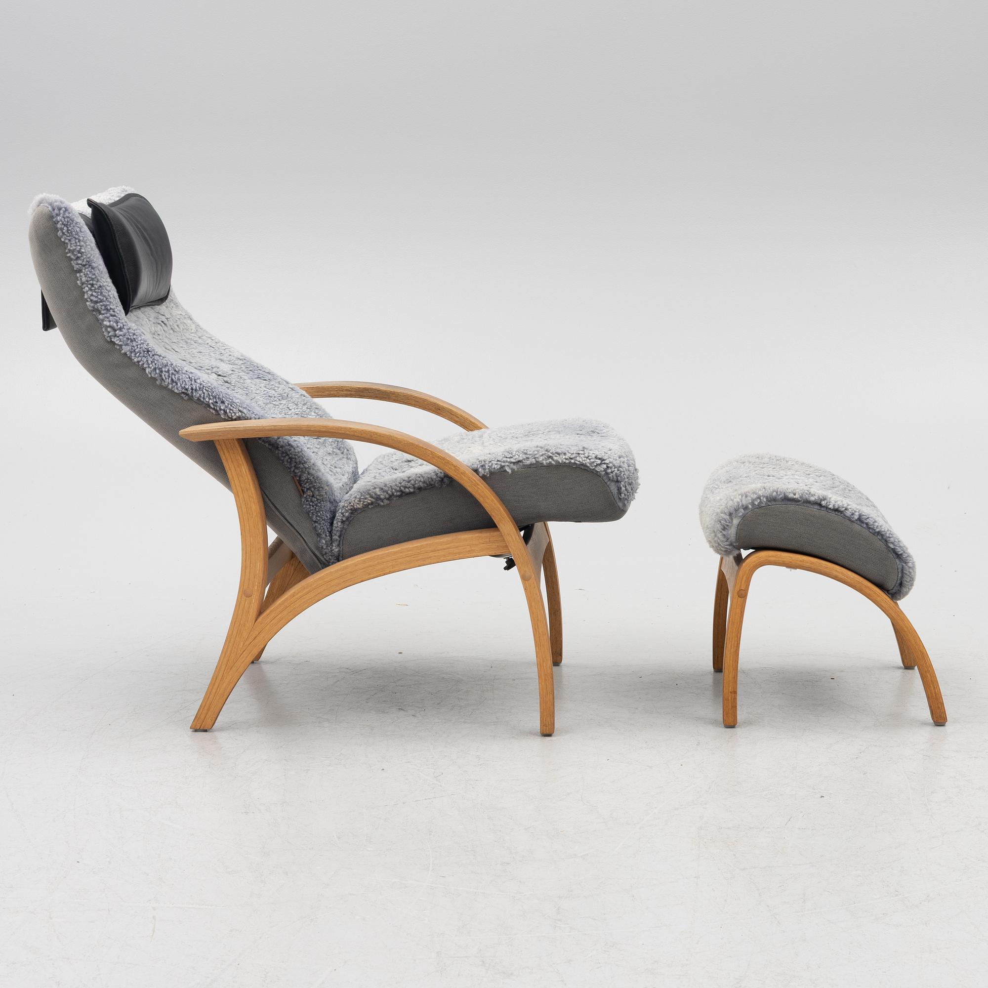 Armchair with footstool, "Delta Adventure", Brunstad AS, Norway.