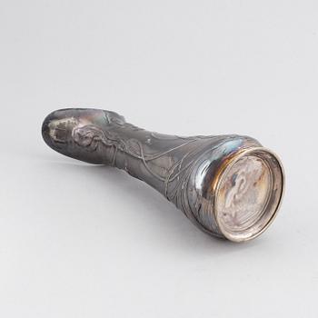 WÜRTTEMBERGISCHE METALLWARENFABRIK, kanna, jugend, försilvrad metall, Tyskland, 1900-talets början.