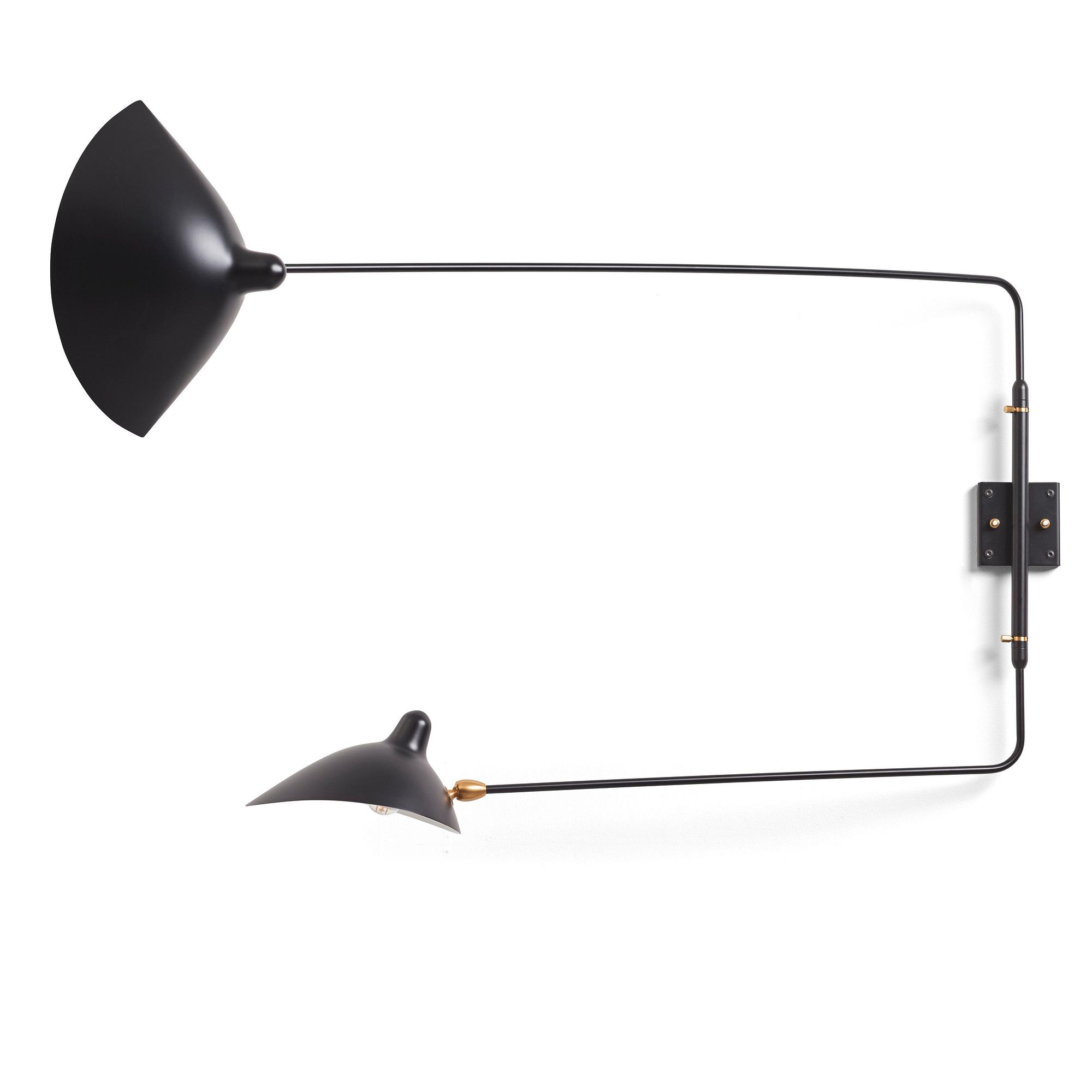 Serge Mouille, a wall light, "Applique 2", Edition Serge Mouille, France, 2016.