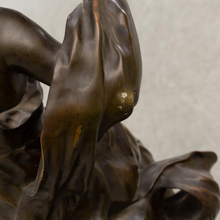 JEAN-BAPTISTE GERMAIN, after, bronze sculpture, 20th century.
