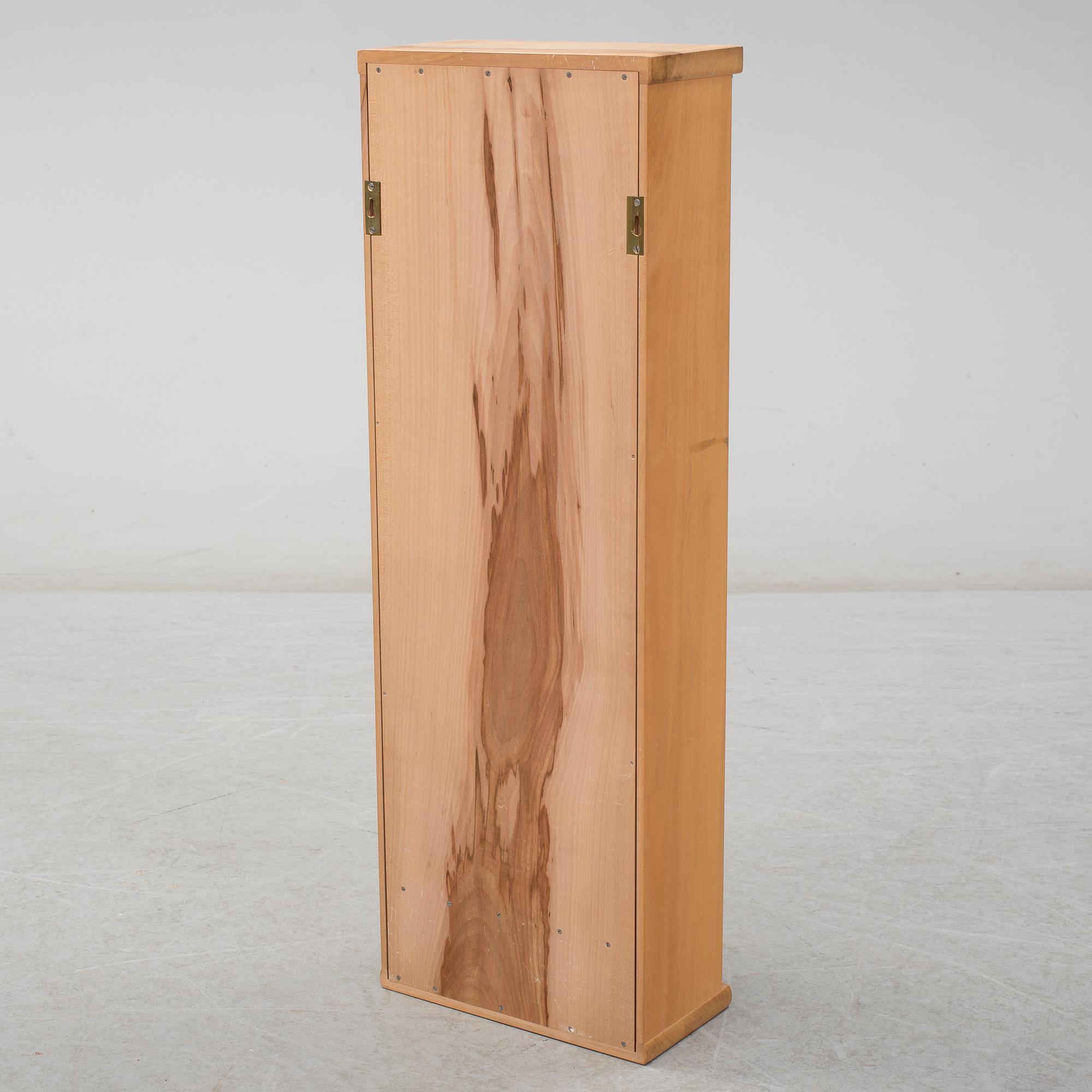 A 1960s signed wall cabinet by James Krenov, Stockholm.