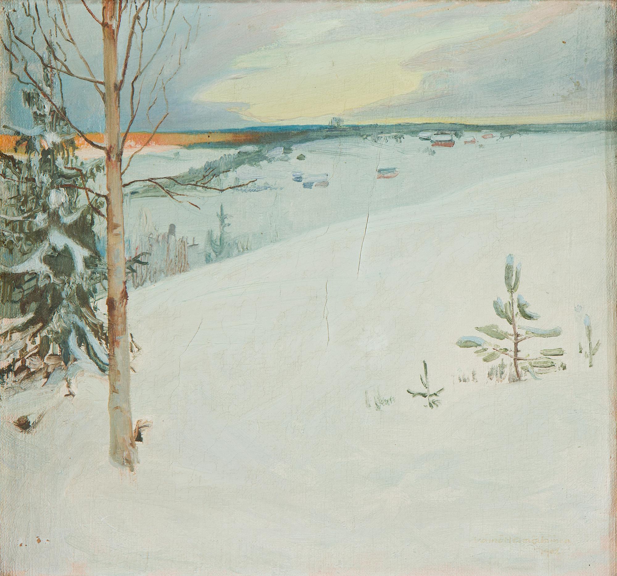 Väinö Hämäläinen, Talvimaisema.