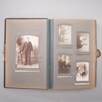 FOTOGRAFIALBUM, 5 st, ca 1900-1952.