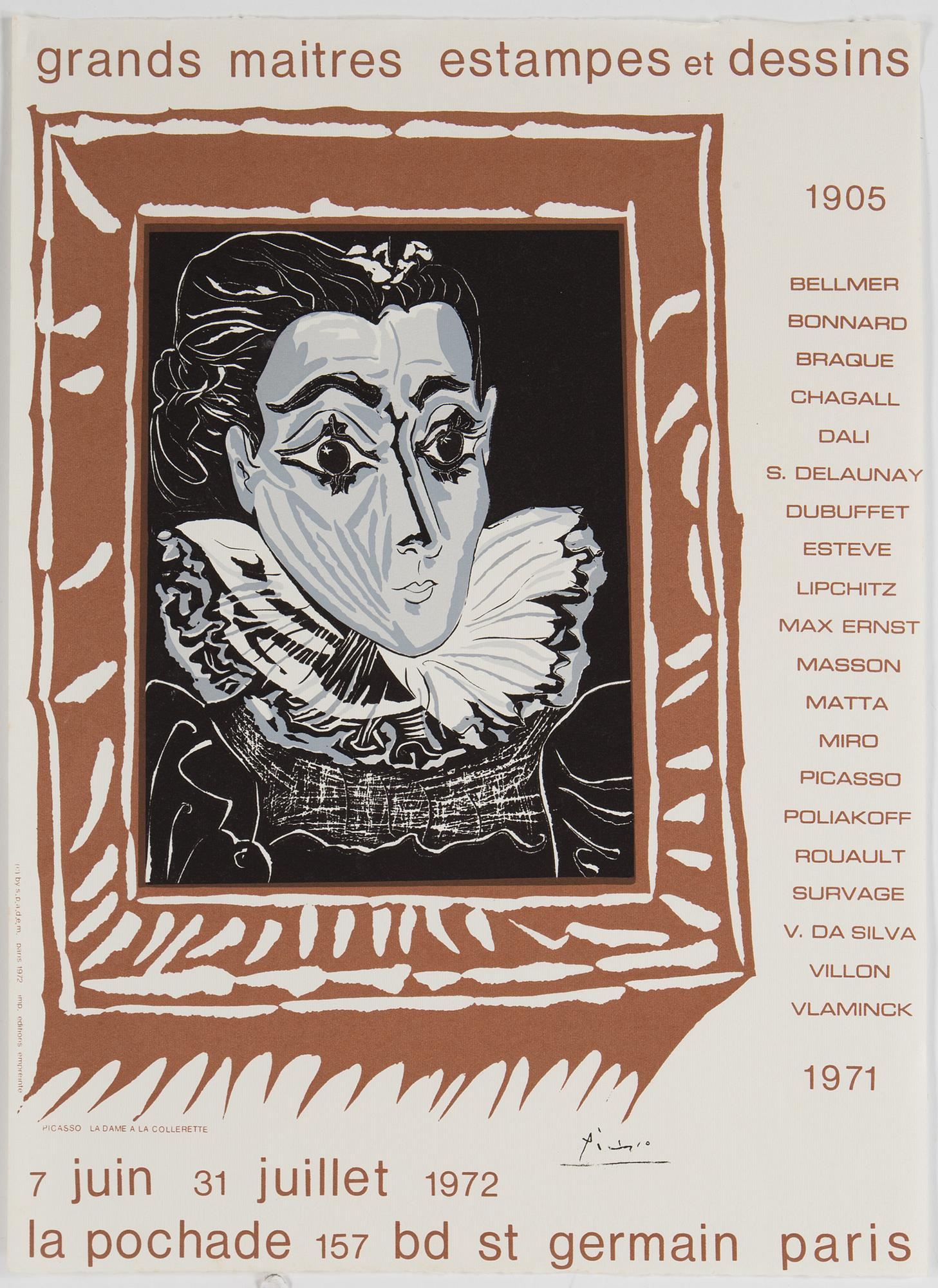 GALERIE LOUISE LEIRIS, Paris, nine exhibition posters, 1960-80-tal.