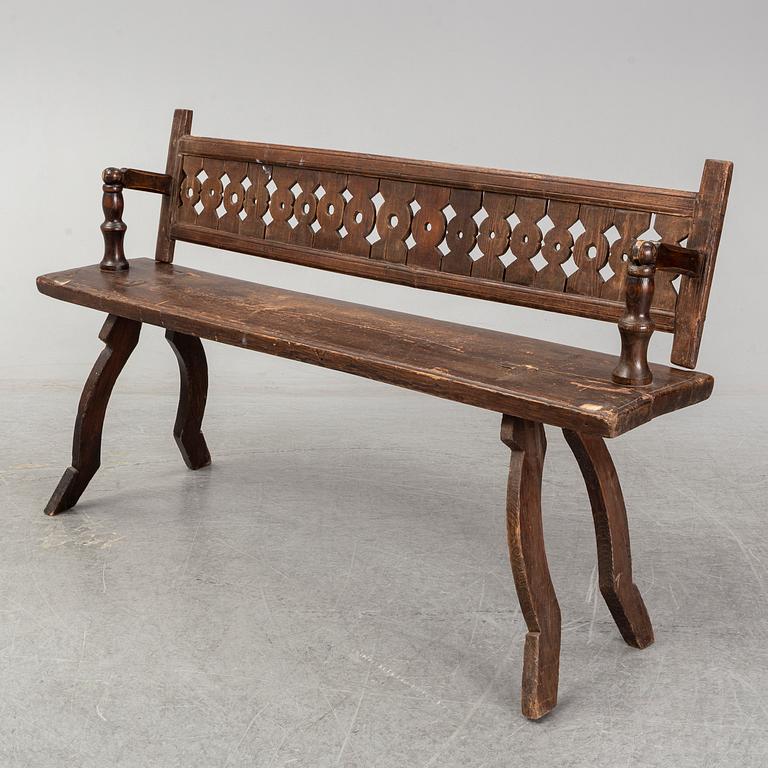 VÄNDBÄNK, allmoge, 1800-tal.